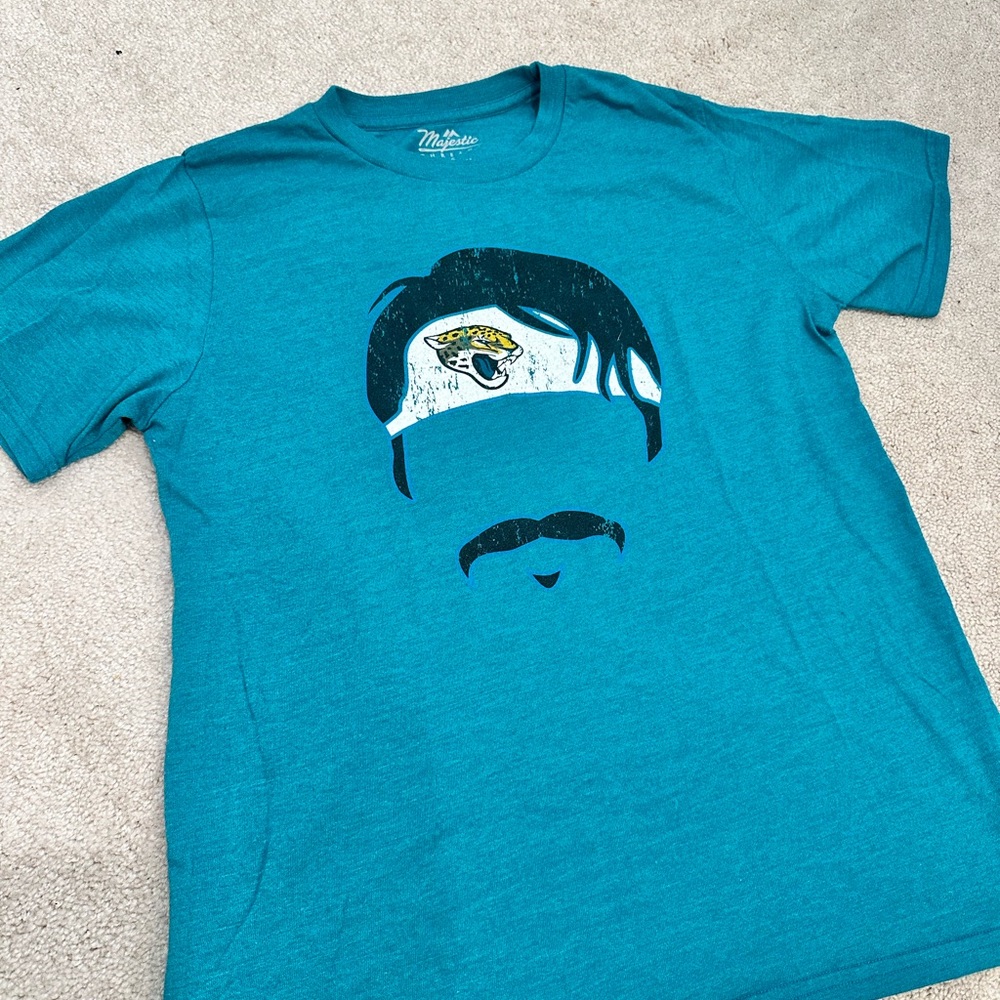 Gardner Minshew Jacksonville Jaguars Player Face Mens T-shirt - Small